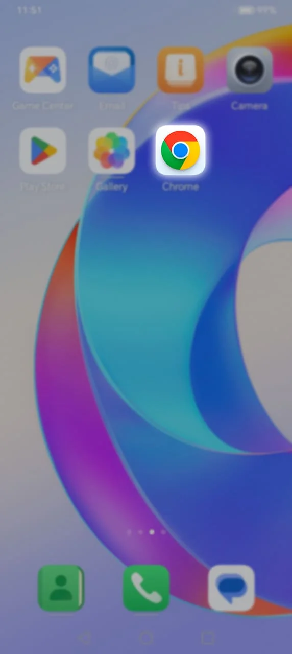 Use the Chrome browser to open the website and download BC Game app to play Crash game from your smartphone.