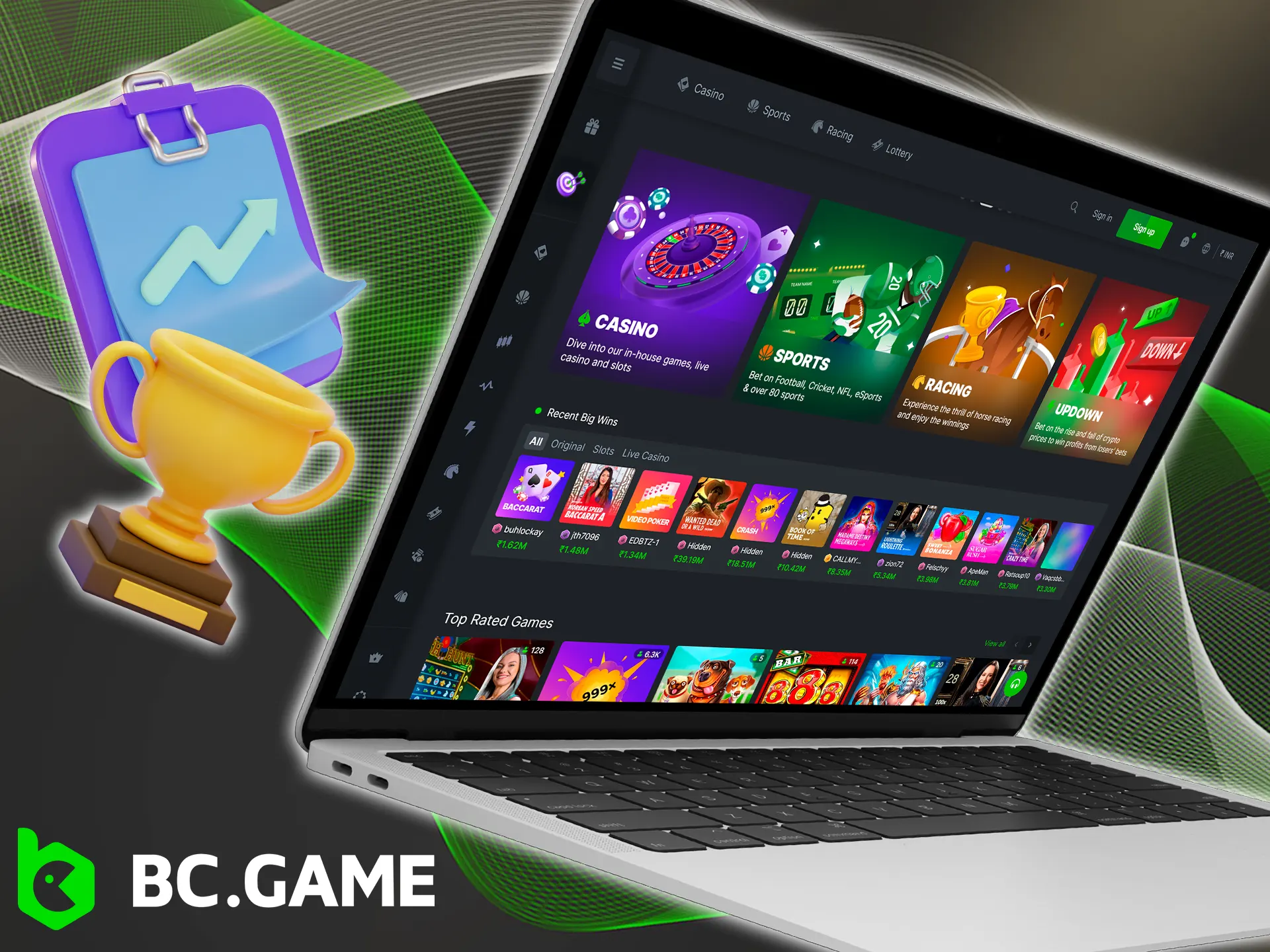 Strategize your game to increase your chances of winning at BC Game.