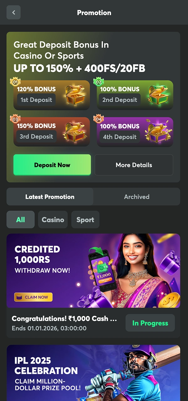 Diversify your game with various bonuses from BC Game.